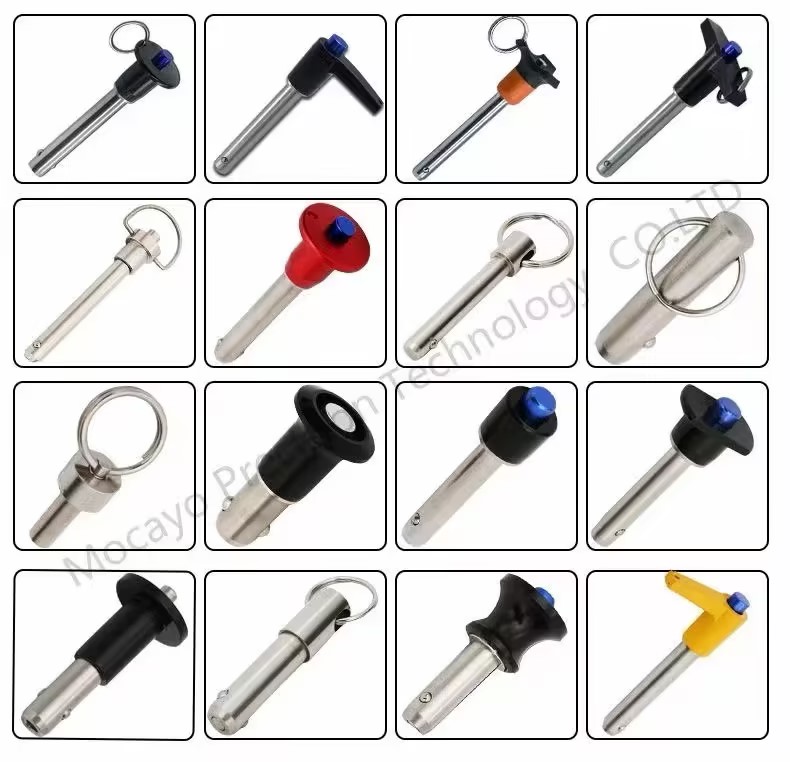 Discover precision and reliability with our ball bearing locking mechanism and quick release pin—ideal for secure, fast connections in industrial applications.